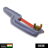 Mini hacksaw with metal frame and blade